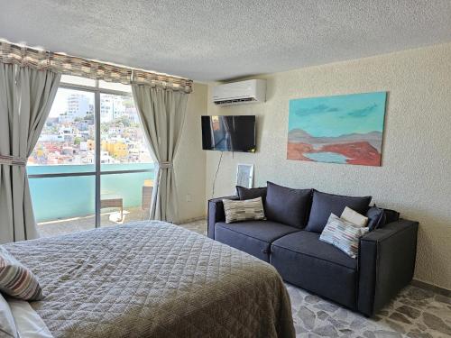 Postel nebo postele na pokoji v ubytování Pool Park Ocean - Centro Home