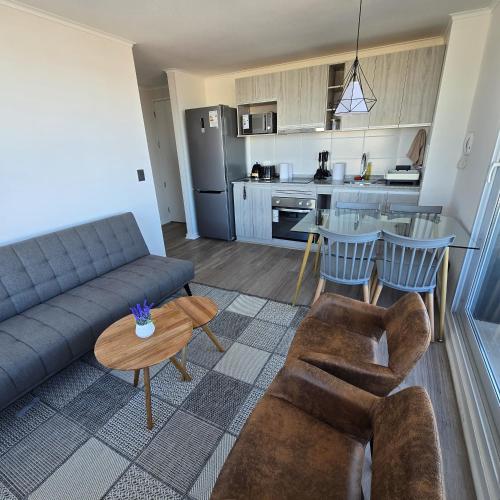 Kuchyň nebo kuchyňský kout v ubytování Departamento en el corazón de Coquimbo