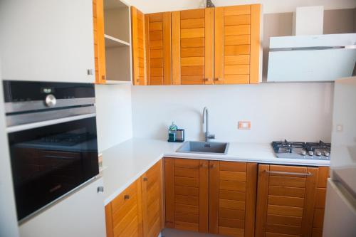 Dapur atau dapur kecil di Casa di Olly