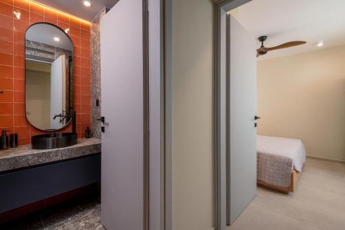 Koupelna v ubytování Sokaki Alley Houses