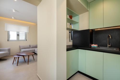 Kuchyň nebo kuchyňský kout v ubytování Sokaki Alley Houses