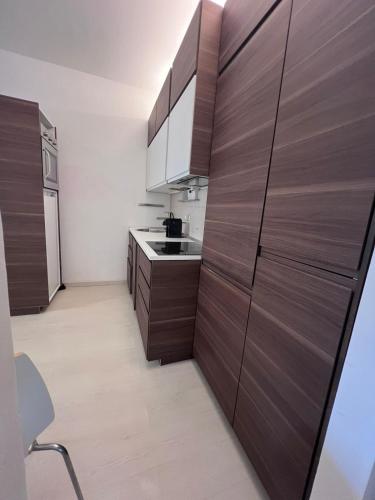Kuchyň nebo kuchyňský kout v ubytování charme e comodità a varazze