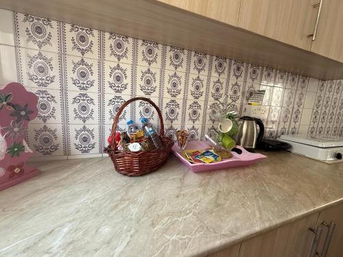 Dapur atau dapur kecil di Arsinoe Guest House
