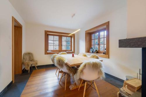 chalet st Moritz 3 bdr terrace photo 3
