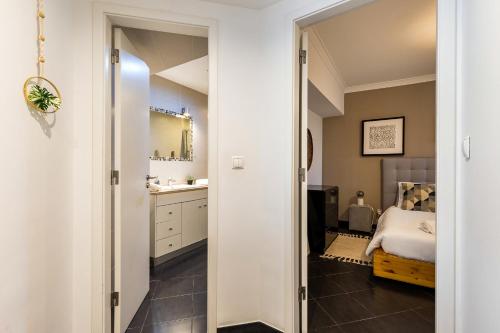 Postel nebo postele na pokoji v ubytování Apartamento - Parque do Jamor