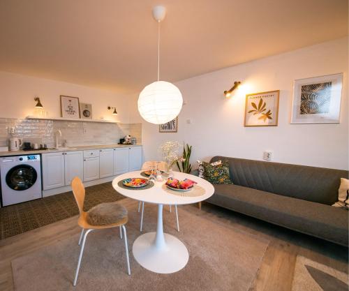 Η κουζίνα ή μικρή κουζίνα στο Apartment Saint George