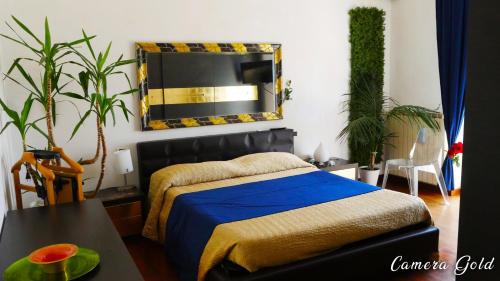 Postel nebo postele na pokoji v ubytování Alisea - Camere in villa con Piscina e parcheggio gratuito