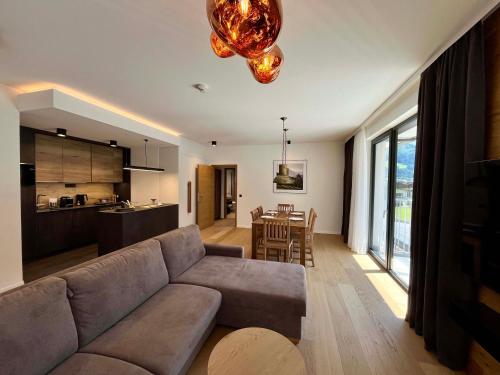 Χώρος καθιστικού στο ELSA Spa Apartments Tux