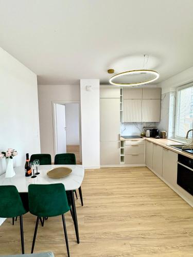 Η κουζίνα ή μικρή κουζίνα στο Apartament Beaufort z ogródkiem