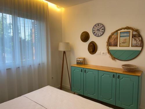 Postel nebo postele na pokoji v ubytování Lumière House