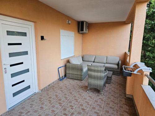 Χώρος καθιστικού στο Apartmani Desnica