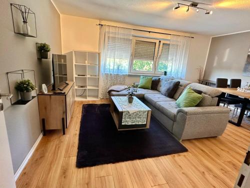Ruang duduk di Zentrale Studio Appartements Würselen