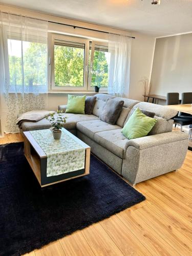 Ruang duduk di Zentrale Studio Appartements Würselen