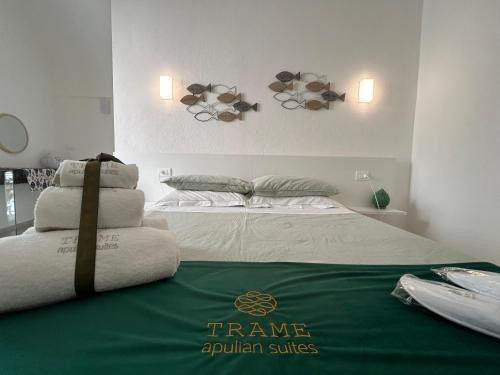 Кровать или кровати в номере Trame Poesia di mare 2