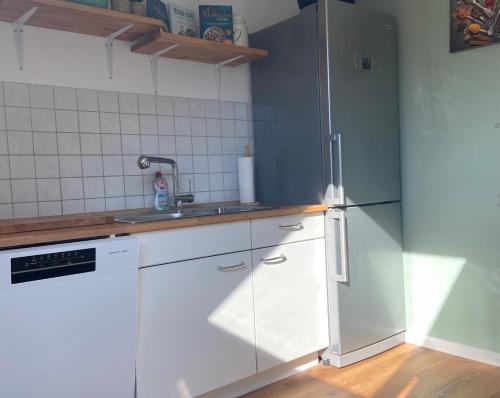 Kuchyň nebo kuchyňský kout v ubytování Wohlfühlzeit Weinheim