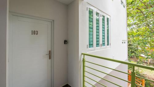 Μπαλκόνι ή βεράντα στο Casa Angelica Apt 103 steps to Sandy Beach