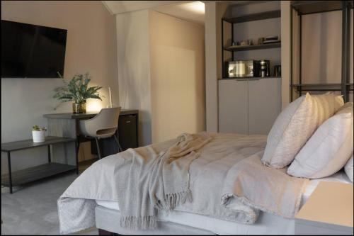 Postel nebo postele na pokoji v ubytování Casa Mitho