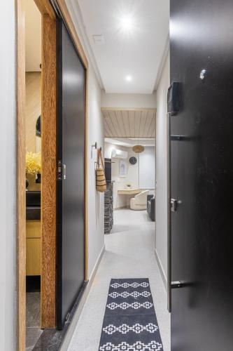 Kuchyň nebo kuchyňský kout v ubytování Copacabana Hidden Gems Apartments
