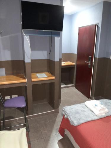 TV/trung tâm giải trí tại Hotel Leguizamón