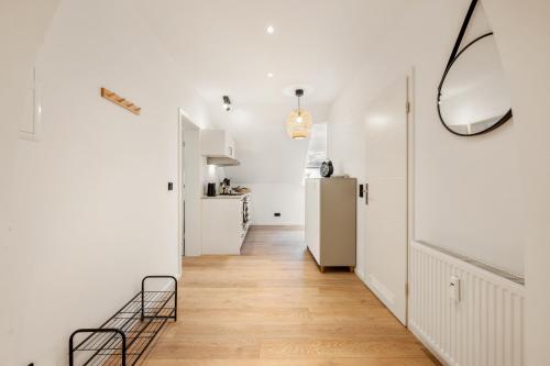 Η κουζίνα ή μικρή κουζίνα στο Apartment 5 min zum Hauptbahnhof