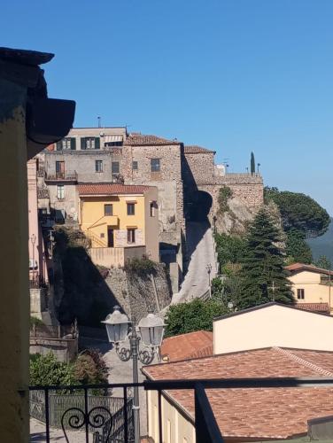 a view from the balcony of a house at La Rotonda in Bova