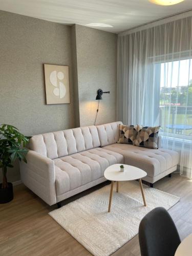 Bright studio apartment in Palanga-AC-Balcony-Self check-in