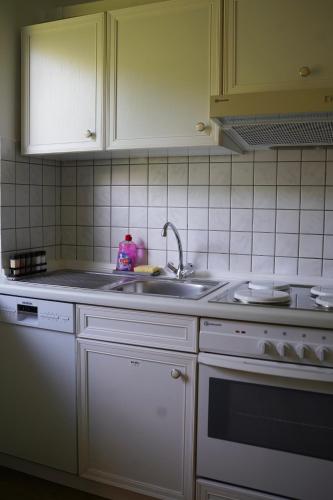 Кухня или мини-кухня в PrimeBnb Osterkopf
