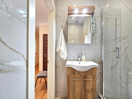 Phòng tắm tại Central Bliss Apartments No1