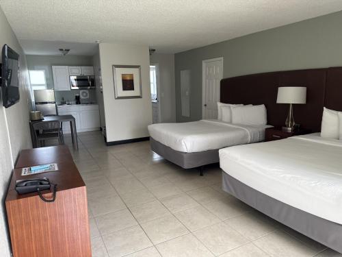Katil atau katil-katil dalam bilik di Clearwater Suites
