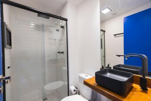 Et badeværelse på Flat - Jardim Paulista - Próximo Metrô brigadeiro