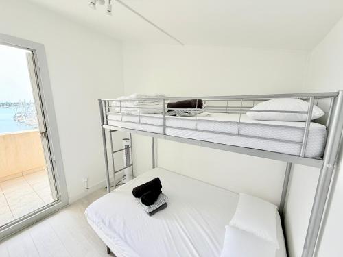 Duplex-HYPER Centre Cap d'Agde - 9 personnes - Vue port et Mer - WIFI