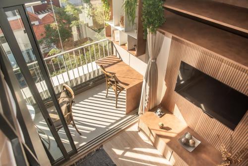 Μπαλκόνι ή βεράντα στο Praticidade e conforto na Vila Mariana