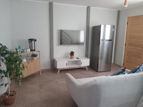 Nhà bếp/bếp nhỏ tại Arriendo Habitaciones Costa Norte