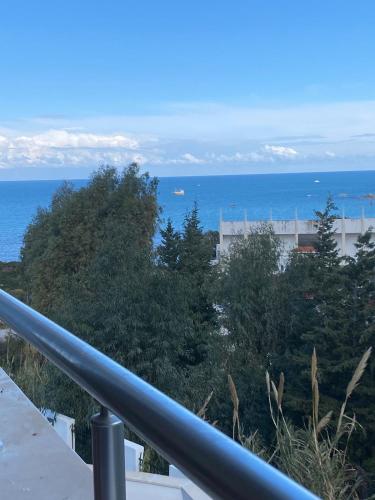 a view of the ocean from a balcony at Milos in Tabarka