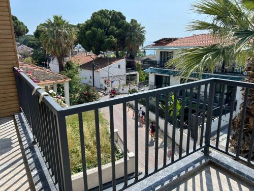 a view from the balcony of a house at Ada Park Hotel in Kusadası