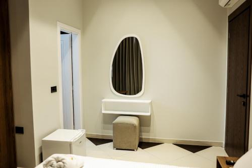 Koupelna v ubytování OLI Hotel