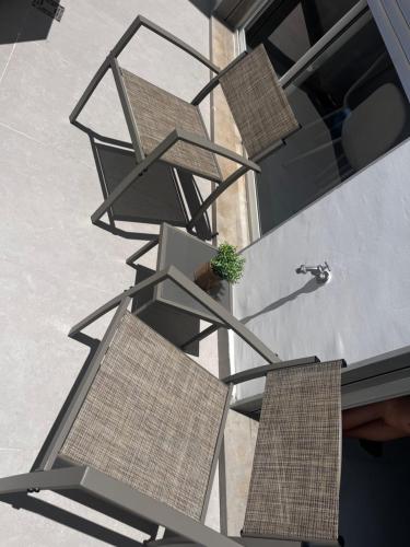 Balkón nebo terasa v ubytování Appartement Duplex Tanger