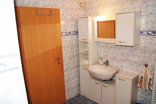 Koupelna v ubytování Ferienwohnung Nitzschke