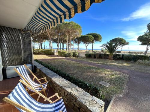 Appartement 5 pers. avec terrasse vue mer, à 50m plage - FR-1-837-35
