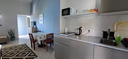 Η κουζίνα ή μικρή κουζίνα στο Apartman Karin