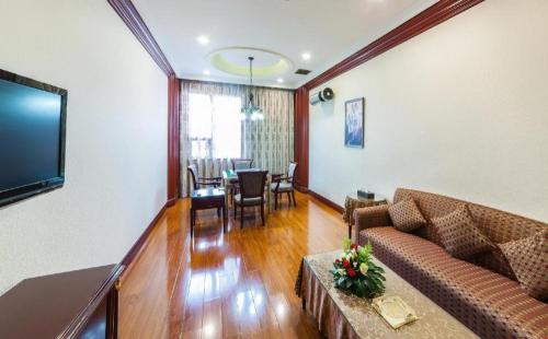 Χώρος καθιστικού στο Forstar Hotel Renbei subbranch