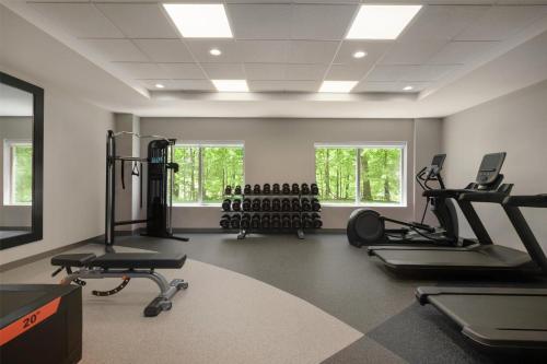Фитнес-центр и/или тренажеры в Hilton Garden Inn Cleveland Airport