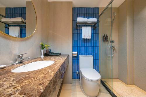 Koupelna v ubytování Xiamen Minyi Hotel