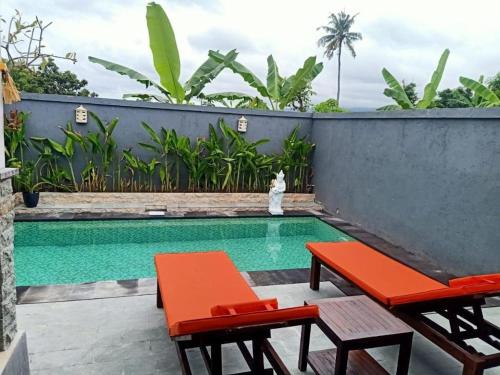 Bazén v ubytování Villa Rama Penida by ABM nebo v jeho okolí