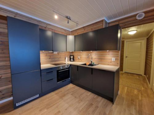 Η κουζίνα ή μικρή κουζίνα στο Apartment in Voss - Tråstølen