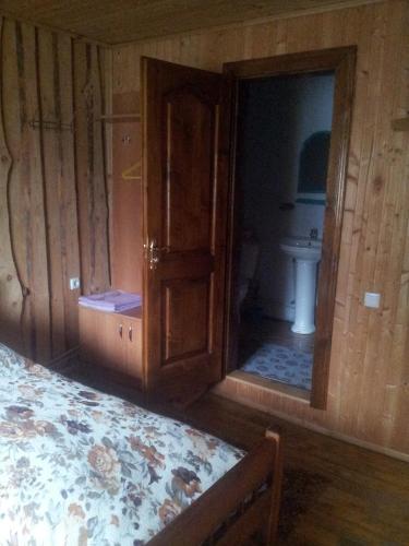 Kúpeľňa v ubytovaní Shovkova Kosytsia