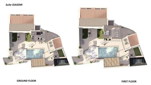 a floor plan of the proposed site of the new building at Mirthea Suites in Mírthios