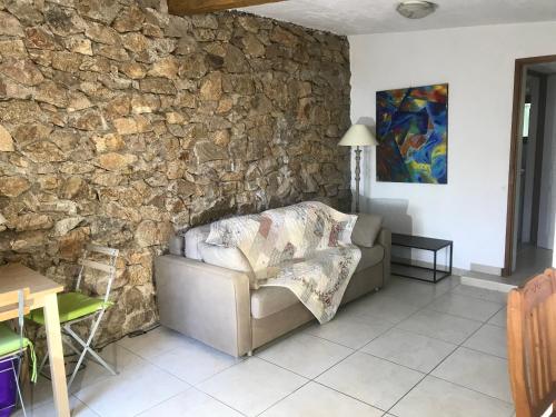 Χώρος καθιστικού στο Appartement T2 independant dans mas isole