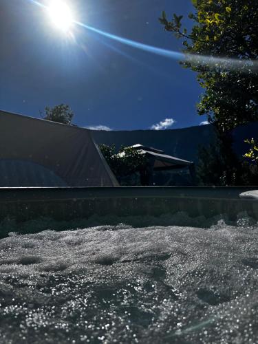 Paesaggio naturale nelle vicinanze di questo campeggio di lusso