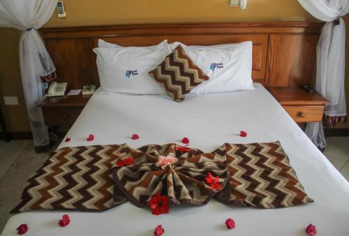 Cama o camas de una habitación en 67 Airport Hotel Nairobi
